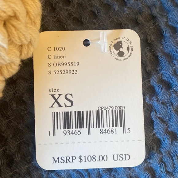 Free People NWT You Are My Sunshine ribbed edges mid weight knit sweater size XS - Picture 11 of 12